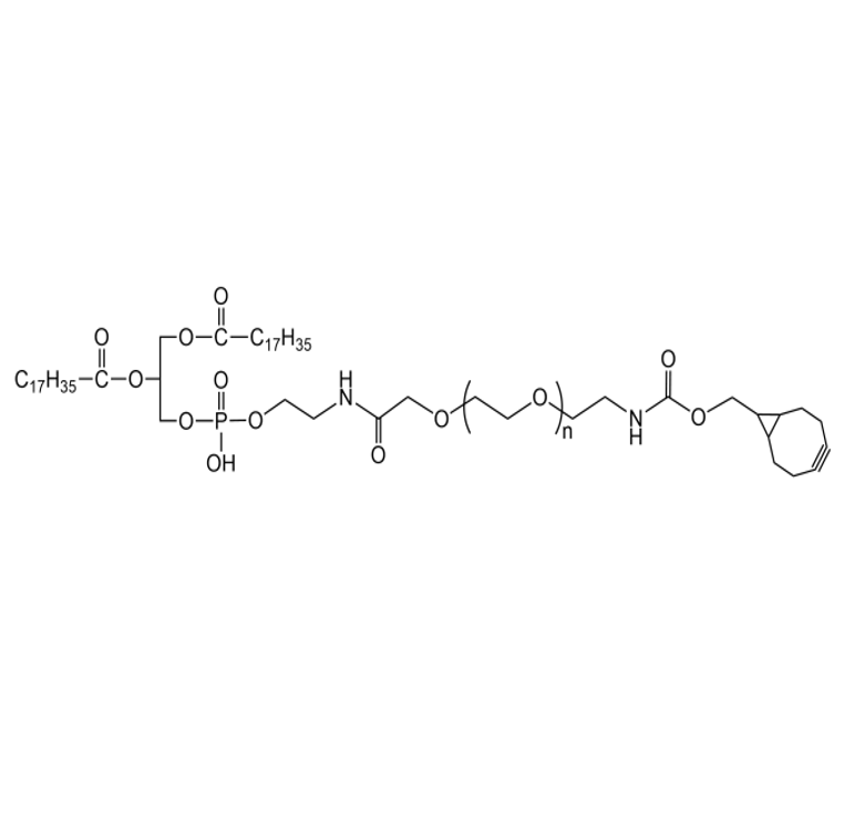 DSPE-PEG-endo-BCN,二硬脂酰基磷脂酰乙醇胺-聚乙二醇-环丙烷环辛炔