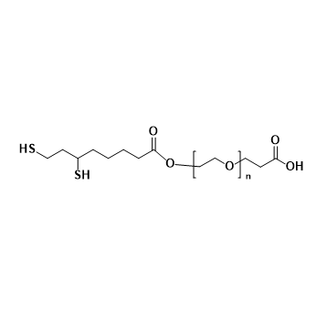 DHLA-PEG-COOH,二氢硫辛酸-聚乙二醇-羧基