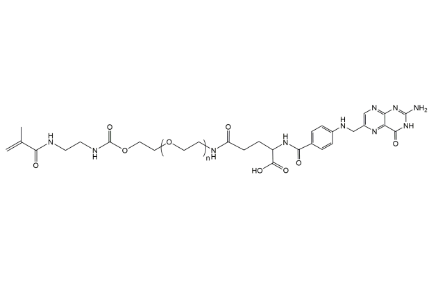 Methacrylate-PEG-FA,甲基丙烯-聚乙二醇-叶酸