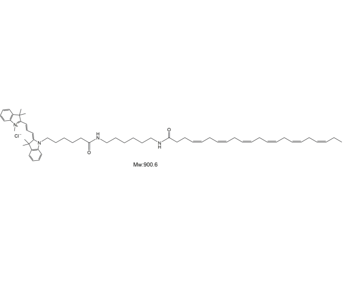 Cy3-DHA,三甲川花菁染料-二十二碳六烯酸