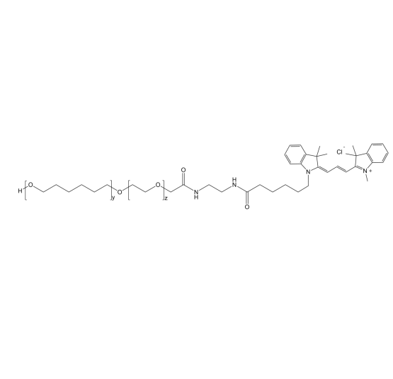 聚已内酯-聚乙二醇-三甲川花菁染料PCL-PEG-Cyanine3 CY3-PEG-PCL的特点
