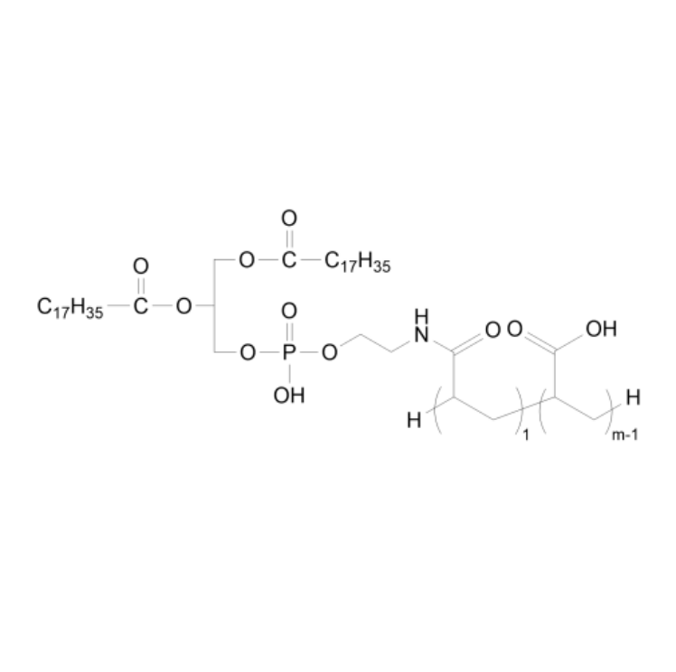 DSPE-PAA,二硬脂酰磷脂酰乙酰胺-聚丙烯酸