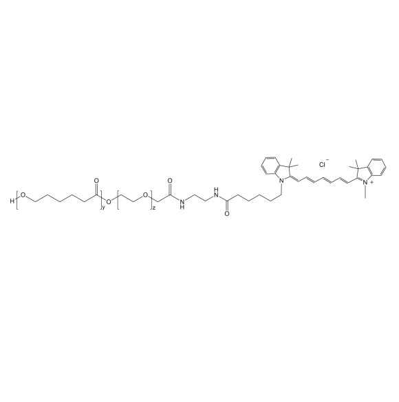 PCL-PEG-Cyanine7 聚乳酸-聚乙二醇-七甲川花菁染料 PCL-PEG-CY7的产品特性