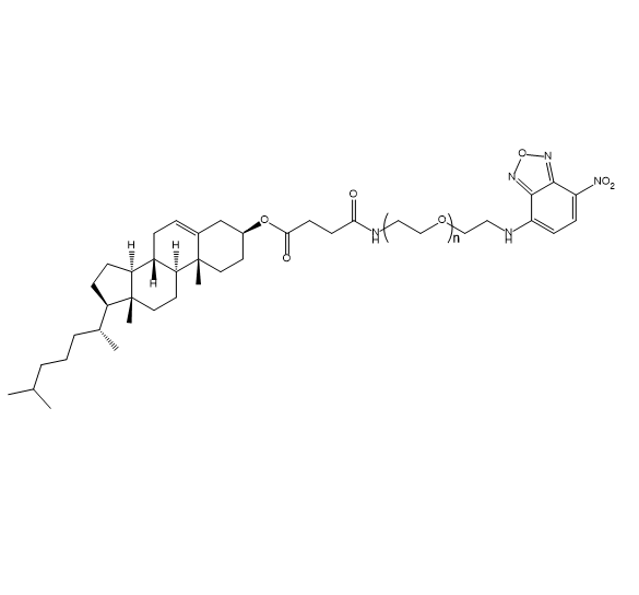 Cholesterol-PEG-NBD,胆固醇-聚乙二醇-硝基苯并恶二唑