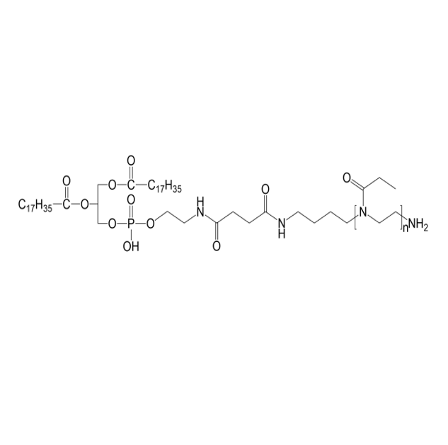 DSPE-PEOZ-NH2,二硬脂酰磷脂酰乙醇胺-聚(2-乙基-2-噁唑啉)-氨基