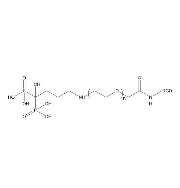 Alenophosphate-PEG-iRGD,阿仑磷酸-聚乙二醇-iRGD肽