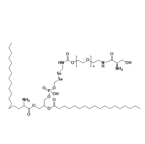 CY5.5@-DSPE-SeSe-PEG-Serine,花菁染料CY5.5-二硬脂酰磷脂酰乙醇胺-二硒-聚乙二醇-丝氨酸