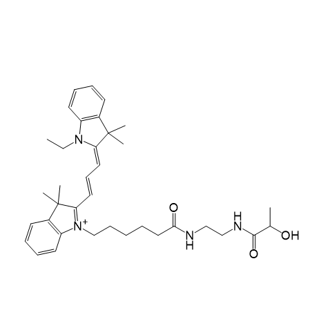 CY3-LA,三甲川花菁染料-乳酸