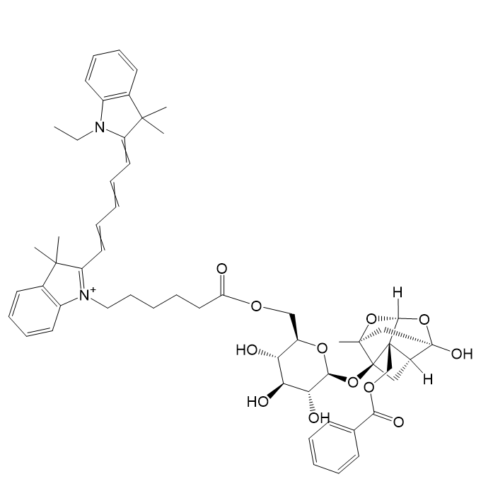 CY5-paeoniflorin,五甲川花菁染料-芍药苷
