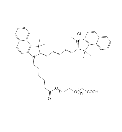 CY5.5-PEG-COOH,菁染料Cy5.5-聚乙二醇-羧基