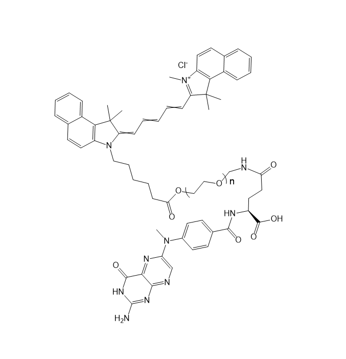 CY5.5-PEG-FA,菁染料Cy5.5-聚乙二醇-叶酸