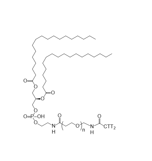 DSPE-PEG-CTT2,二硬脂酰基磷脂酰乙醇胺-聚乙二醇-CTT2肽