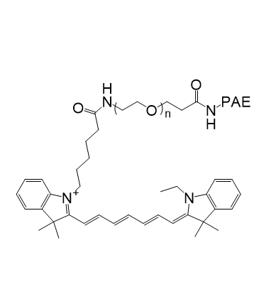 CY7-PEG-PAE,七甲川花菁染料-聚乙二醇-聚(β-氨基酯)