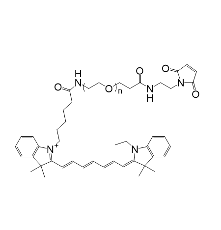 CY7-PEG-MAL,七甲川花菁染料-聚乙二醇-马来酰亚胺