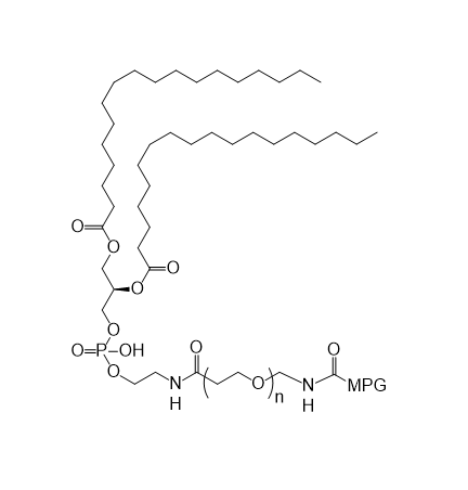 DSPE-PEG-MPG,二硬脂酰基磷脂酰乙醇胺-聚乙二醇-MPG肽