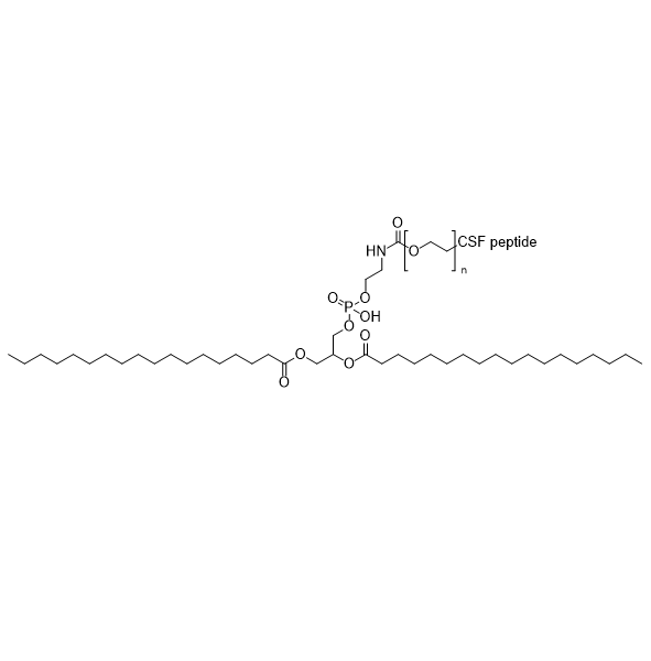 DSPE-PEG-CSF,二硬脂酰基磷脂酰乙醇胺-聚乙二醇-CSF肽