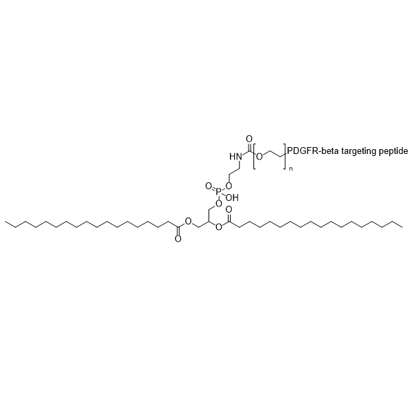 DSPE-PEG-PDGFR-bet,二硬脂酰基磷脂酰乙醇胺-聚乙二醇-PDGFR-beta靶向肽