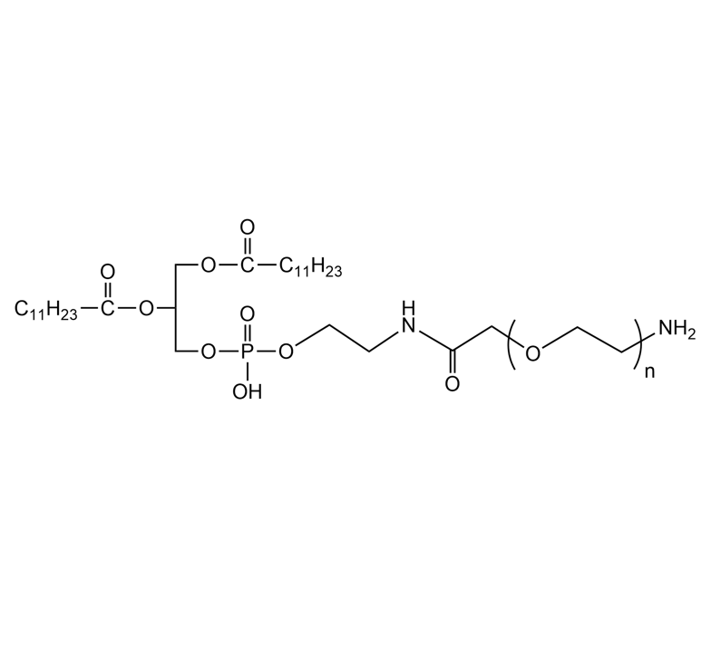 DLPE-PEG-NH2,二月桂酰基磷脂酰乙醇胺-聚乙二醇-氨基