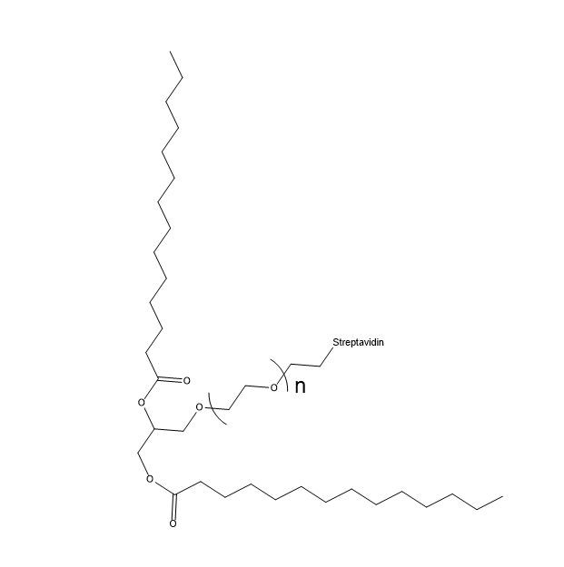 DMG-PEG-Streptavidin,1,2-二肉豆蔻酸甘油酯-聚乙二醇-链霉亲和素