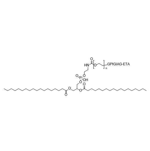 DSPE-PEG-GPIGIAG-ETA,二硬脂酰基磷脂酰乙醇胺-聚乙二醇-GPIGIAG-ETA