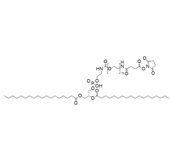 DSPE-PEG-NHS-amifostine,二硬脂酰基磷脂酰乙醇胺-聚乙二醇-N-羟基琥珀酰亚胺-氨磷汀