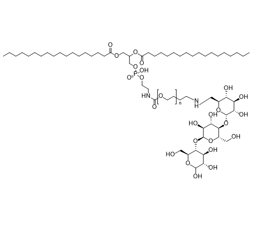 DSPE-PEG-maltotriose,二硬脂酰基磷脂酰乙醇胺-聚乙二醇-麦芽三糖