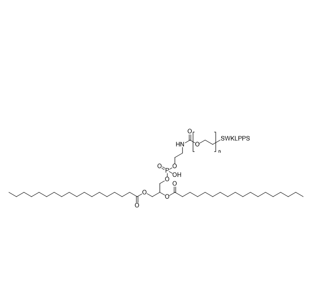 DSPE-PEG-SWKLPPS,二硬脂酰基磷脂酰乙醇胺-聚乙二醇-SWKLPPS