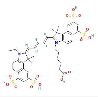 DSPE-PEG-Prtp1-CY5.5,二硬脂酰基磷脂酰乙醇胺-聚乙二醇-Prtp1 肽-花青素 5.5