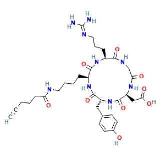Alkyne-PEG-cRGD的特点  