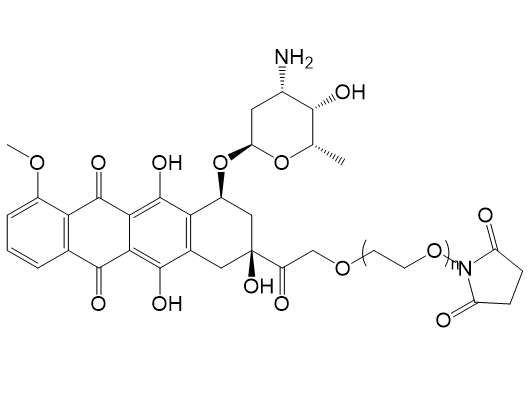 DOX-PEG-NHS,阿霉素-聚乙二醇-N-羟基琥珀酰亚胺酯