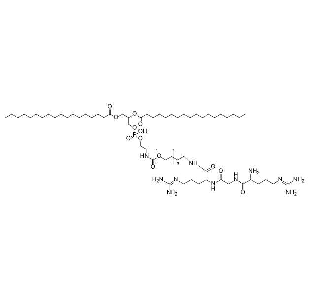 DSPE-PEG-RGR(CRGRRST),二硬脂酰基磷脂酰乙醇胺-聚乙二醇-靶向肽CRGRRST
