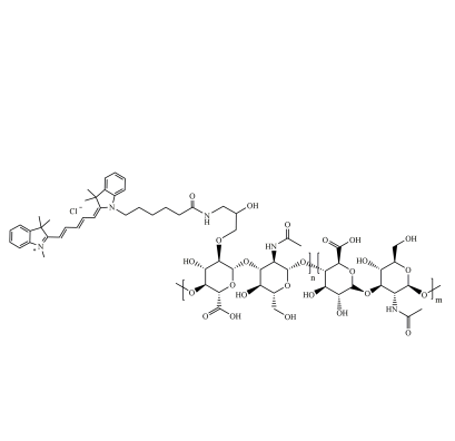 花菁染料CY5-透明质酸  CY5-HA的分子量调控策略