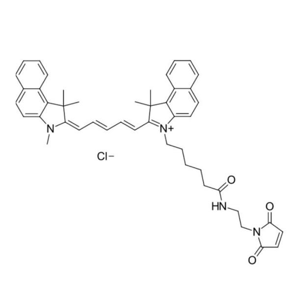Sulfo CY5.5-MAL  水溶性 CY5.5-马来酰亚胺的合成与光学特性