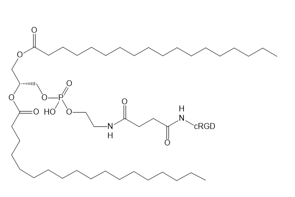 DSPE-cRGD,二硬脂酰基磷脂酰乙醇胺-环肽 RGD