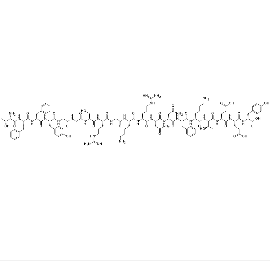 FITC-angiopep-2-Cys-PEG-DSPE,异硫氰酸荧光素标记含半胱氨酸的脑靶向肽-聚乙二醇-二硬脂酰磷脂酰乙醇胺
