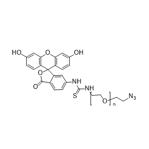 FITC-PEG-N3,异硫氰酸荧光素-聚乙二醇-叠氮