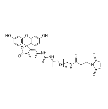 FITC-PEG-MAL,异硫氰酸荧光素-聚乙二醇-马来酰亚胺