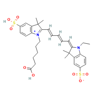CY5-PEG-N3 荧光染料CY5-PEG-叠氮的制备  