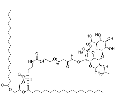 DSPE-PEG-chondroitin sulfate,二硬脂酰基磷脂酰乙醇胺-聚乙二醇-硫酸软骨素