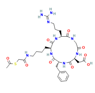 DBCO-c(RGDfK) 二苯并环辛炔偶联多肽的结构与化学特性介绍  
