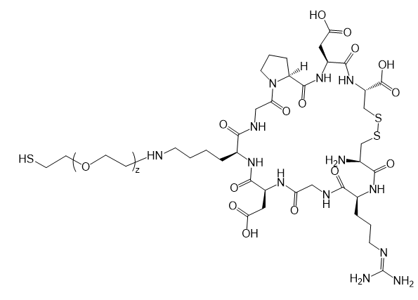 HS-PEG-iRGD,巯基-聚乙二醇-靶向穿膜肽iRGD