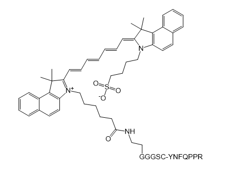 ICG-GGGSC-YNFQPPR,吲哚菁绿-GGGSC-YNFQPPR肽