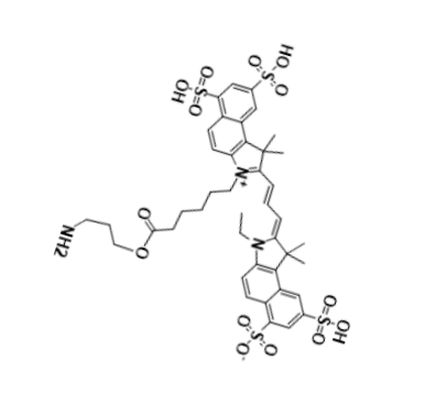 化学合成方法制备花菁素 Cy3.5-氨基 Cy3.5-NH2的制备方法