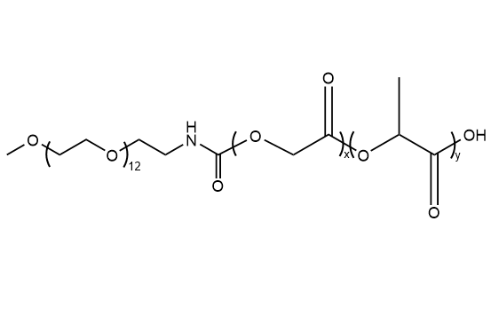 mPEG550-PLGA,甲氧基聚乙二醇550-聚乳酸羟基乙酸共聚物