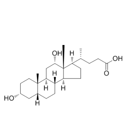 去氧胆酸结构式