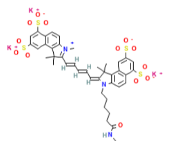 Monosulfonated Cyanine5 N-Hydroxysuccinimide Ester的产品问答