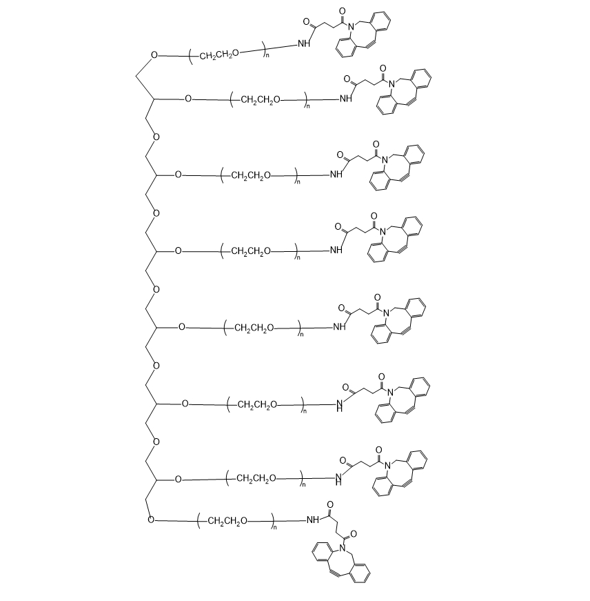 8arm-PEG-DBCO  八臂聚乙二醇二苯环辛炔的性能优势