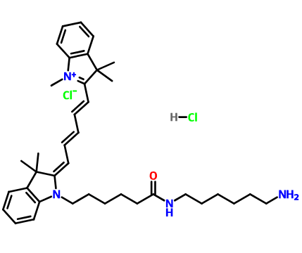 Cyanine5-amine 五甲川花菁染料标记氨基的溶解度详细介绍
