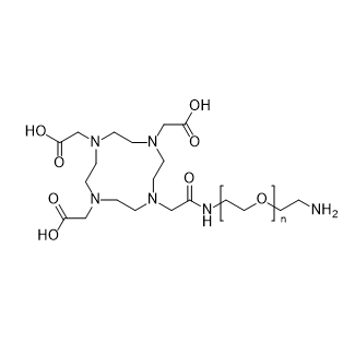 NH2-PEG-DOTA,四氮杂环十二烷四乙酸-聚乙二醇-氨基