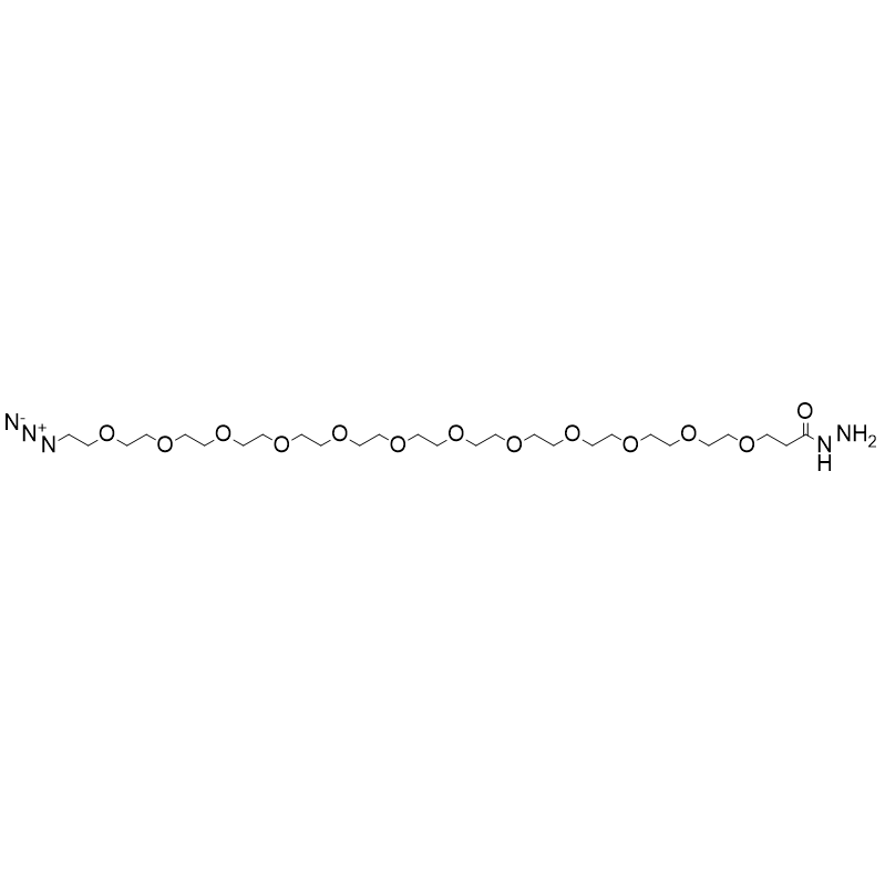 N3-PEG12-hydrazide,叠氮-十二聚乙二醇-酰肼